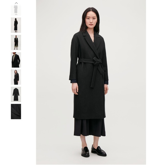 cos black coat